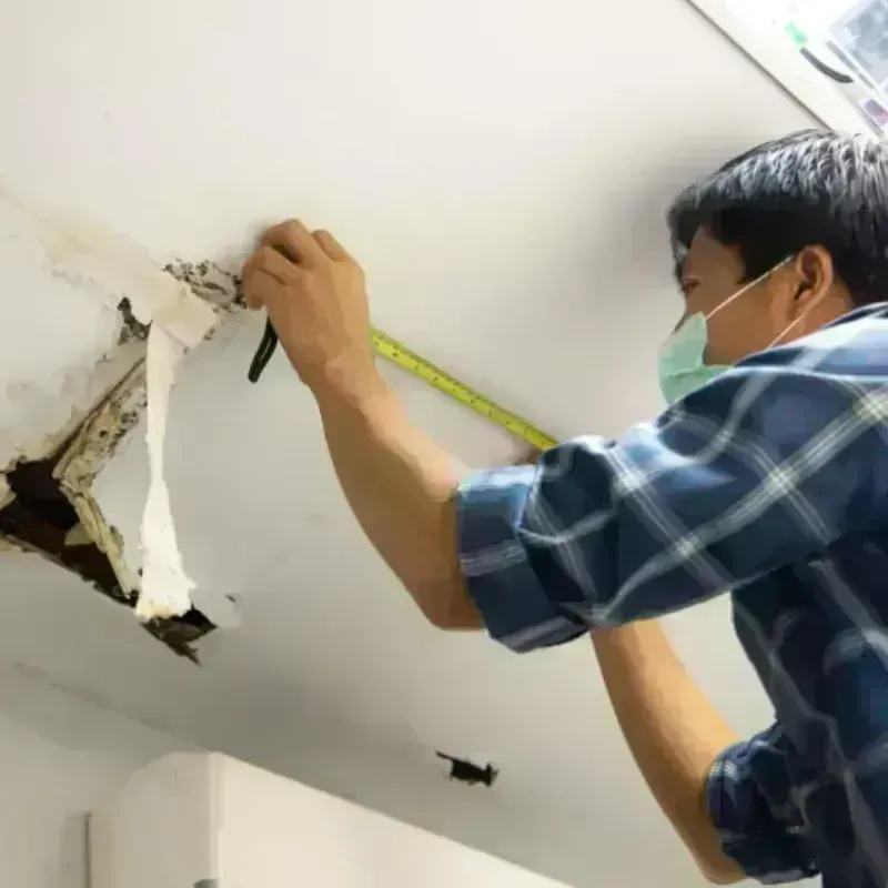 Ceiling And Wall Water Damage in English, IN